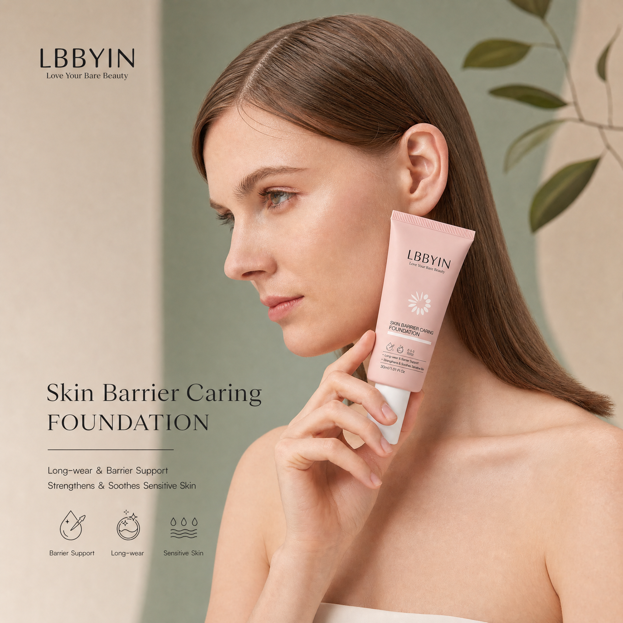 LBBYIN Skin Barrier Caring Foundation