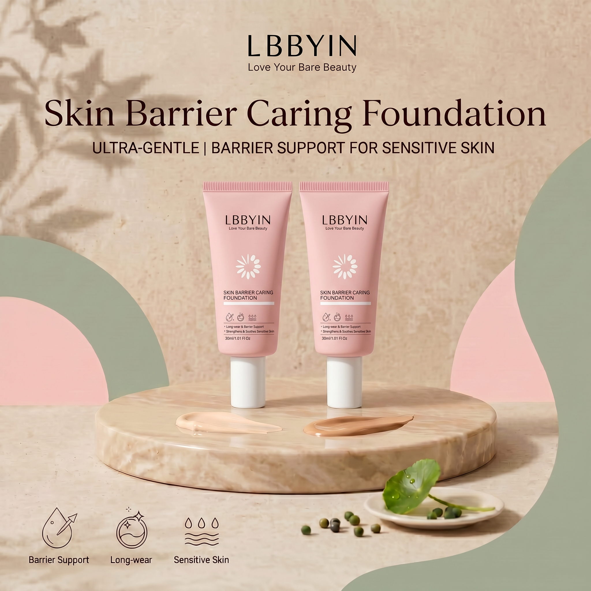 LBBYIN Skin Barrier Caring Foundation